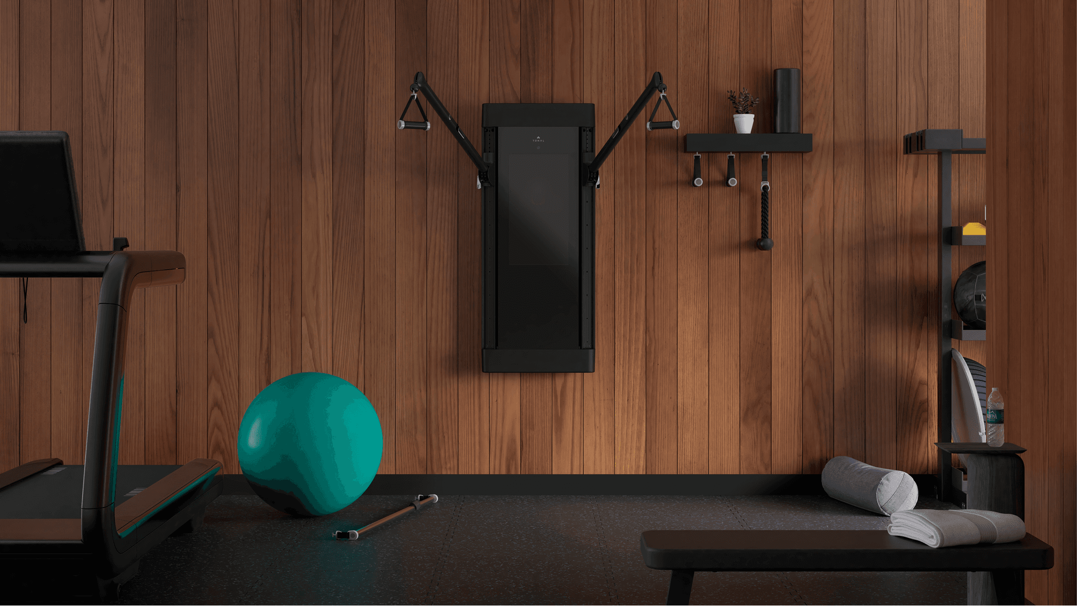 A Tonal home gym