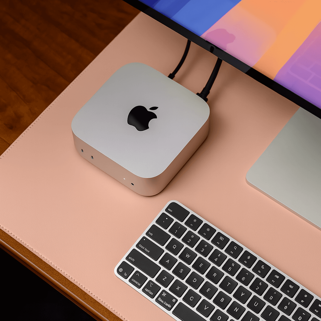Apple Mac mini M4 Desktop lifestyle setup