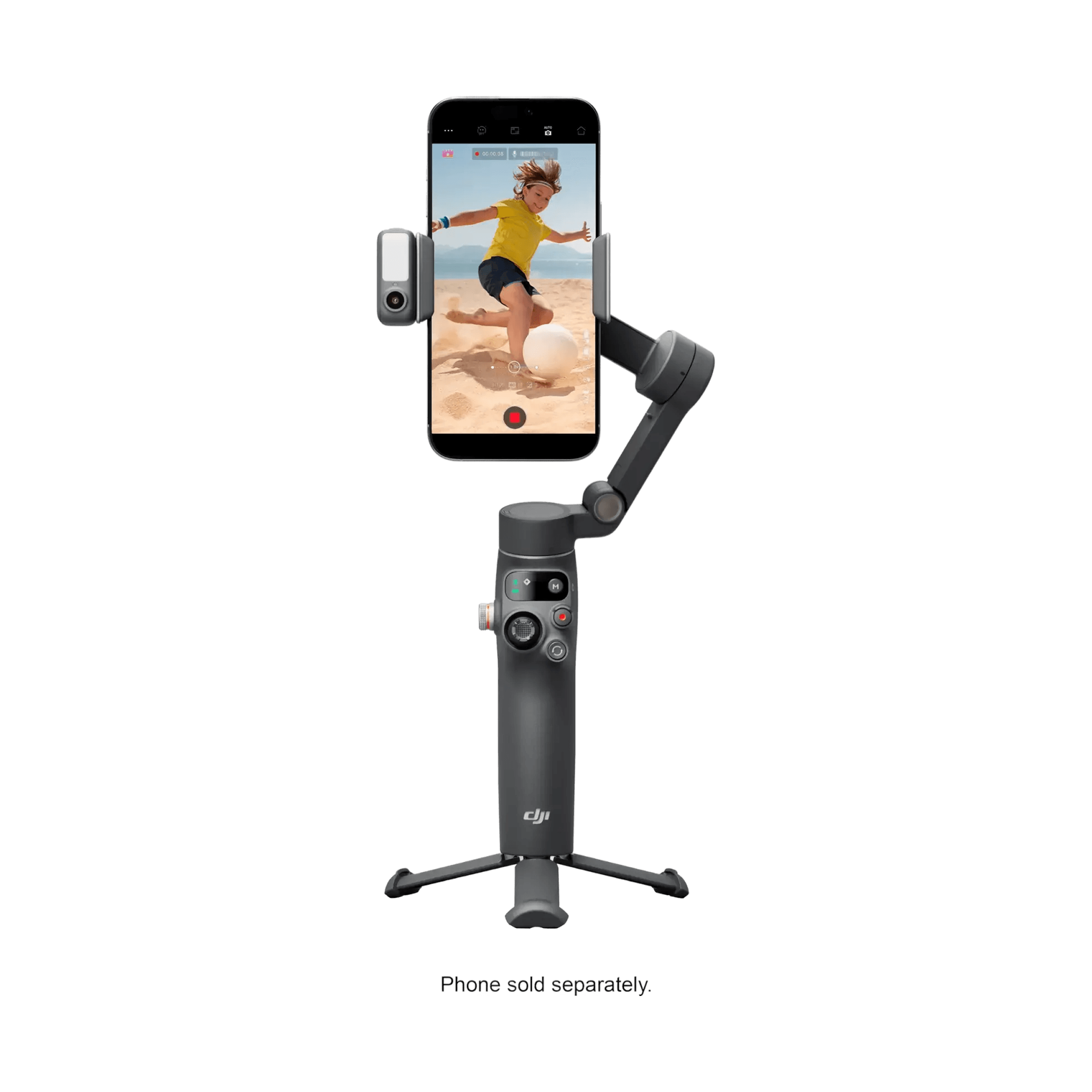 DJI Osmo Mobile 7P gimbal in use