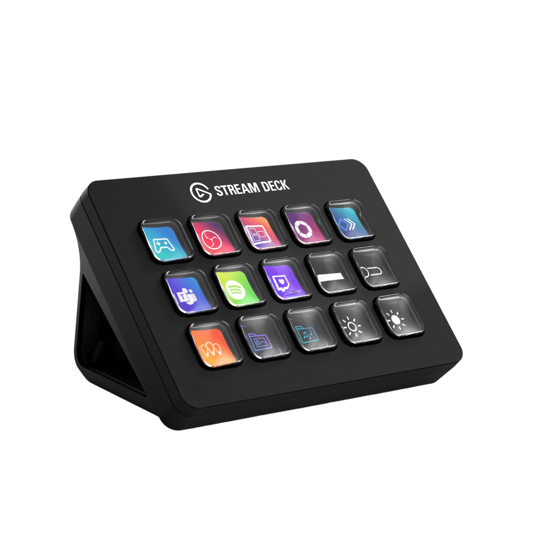 Elgato Stream Deck with 15 customizable LCD keys