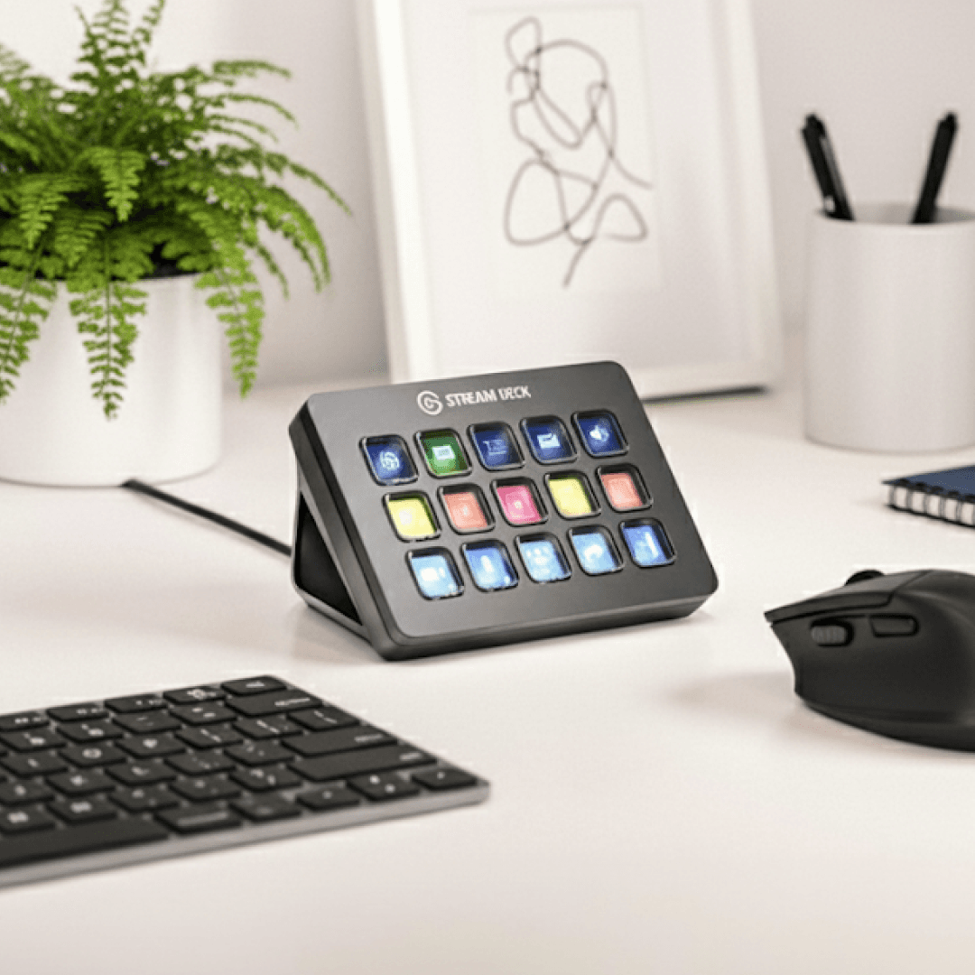 Elgato Stream Deck in use for content creation and productivity