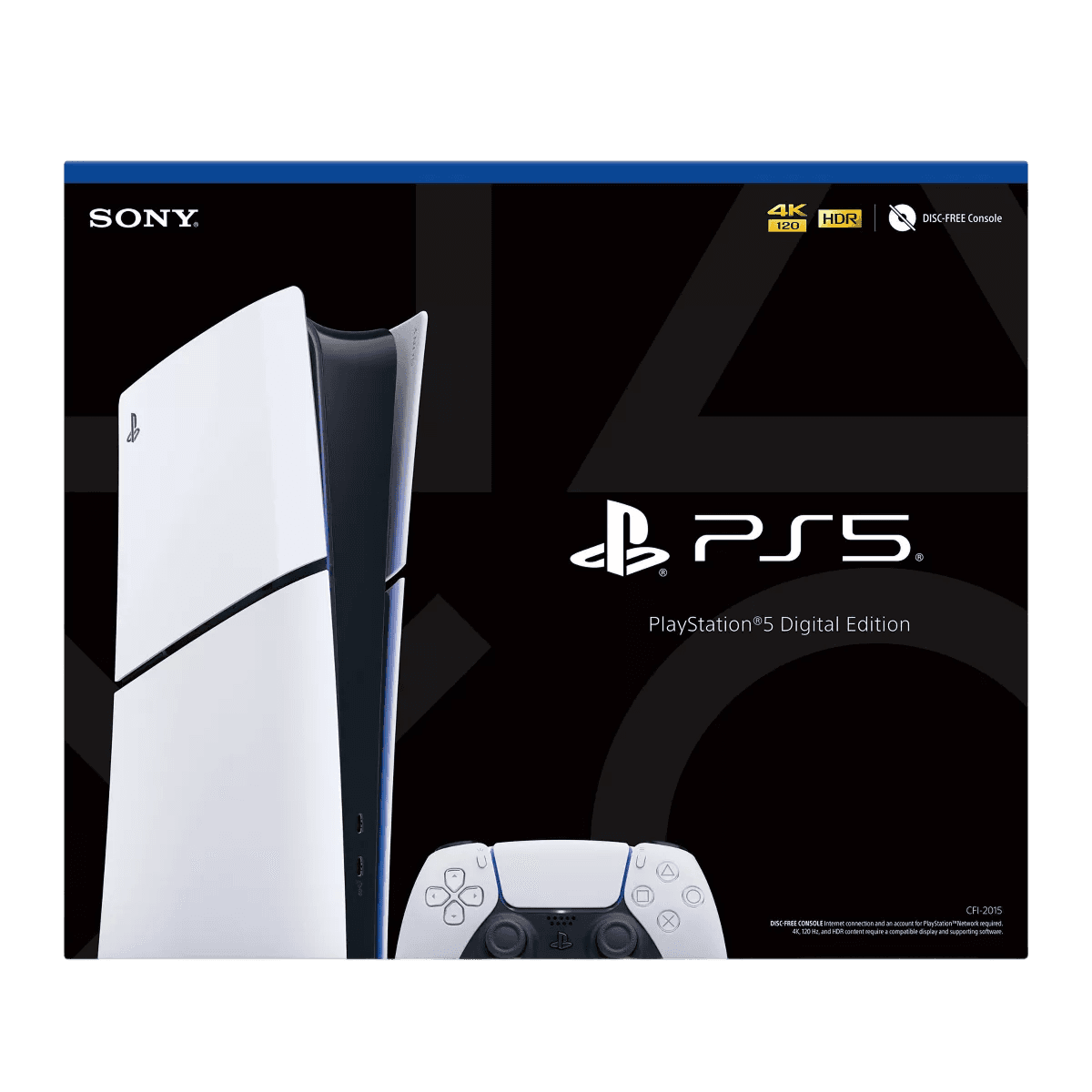 PlayStation 5 Slim Digital Edition in box