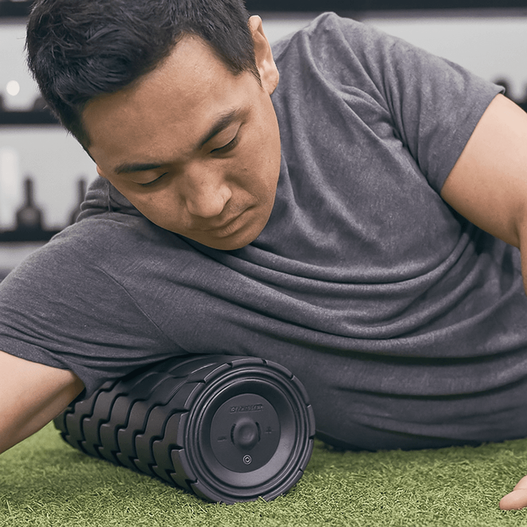 Therabody Wave Roller vibration massage device lifestyle