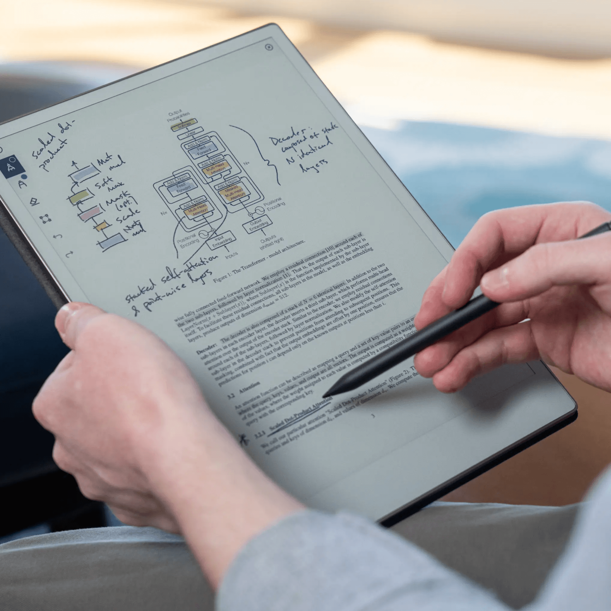 Color E Ink note-taking